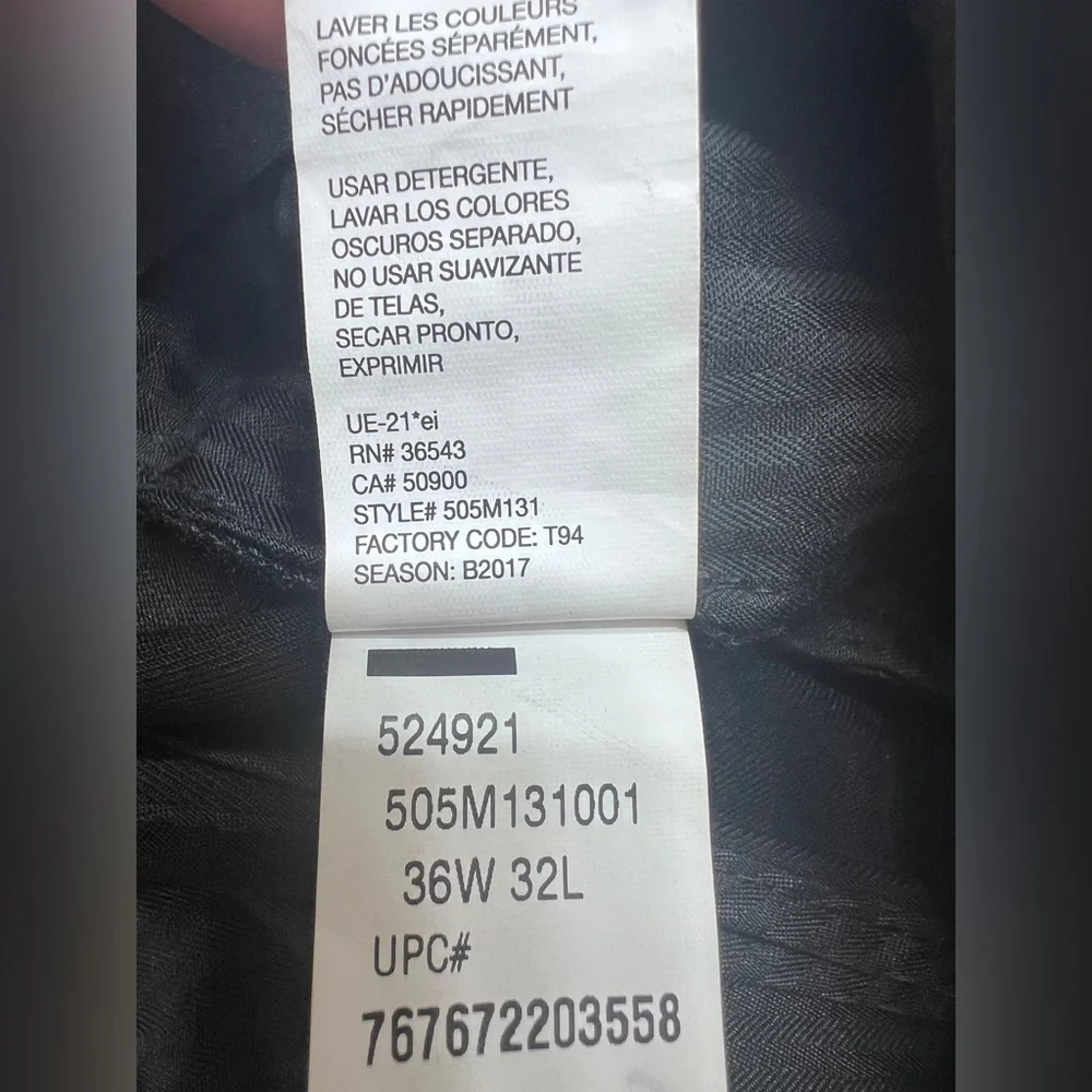 Van Heusen Black Dress Pants Slim Fit